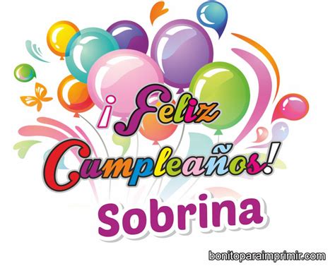 feliz cumple año sobrina|tarjetas de cumpleaños para sobrina.